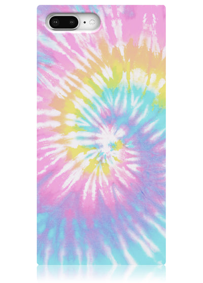 Pastel Tie Dye Square iPhone Case #iPhone 7 Plus / iPhone 8 Plus