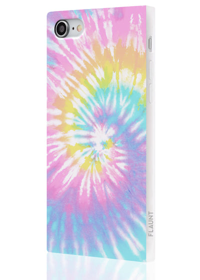 Pastel Tie Dye Square Phone Case #iPhone 7/8/SE (2020)