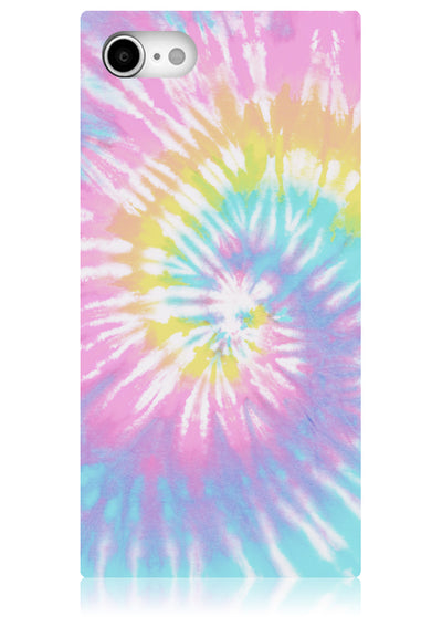Pastel Tie Dye Square iPhone Case #iPhone 7/8/SE (2020)