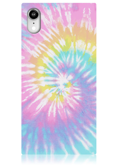 Pastel Tie Dye Square iPhone Case #iPhone XR