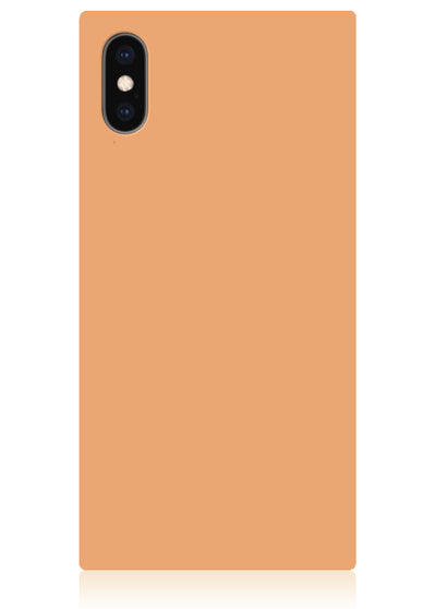 Peach Square iPhone Case #iPhone X / iPhone XS