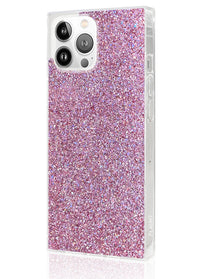 ["Pink", "Glitter", "Square", "iPhone", "Case", "#iPhone", "13", "Pro"]