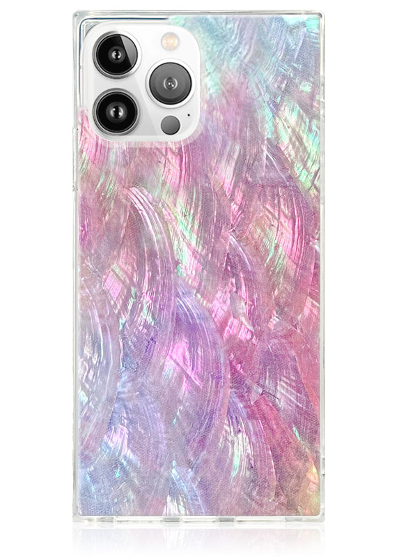 Pink Mother of Pearl SQUARE® iPhone Case FLAUNT