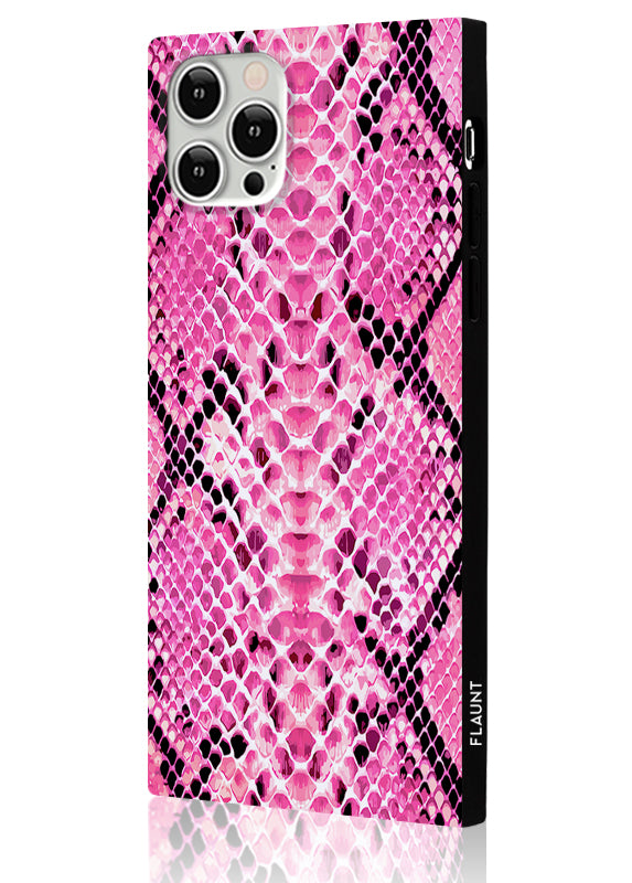 Pink Python SQUARE® iPhone Case FLAUNT cases