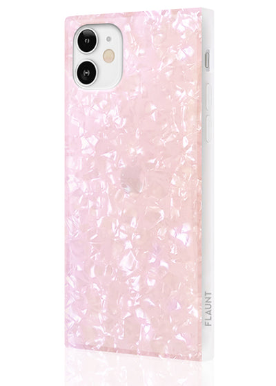 Blush Pearl Square iPhone Case #iPhone 12 Mini