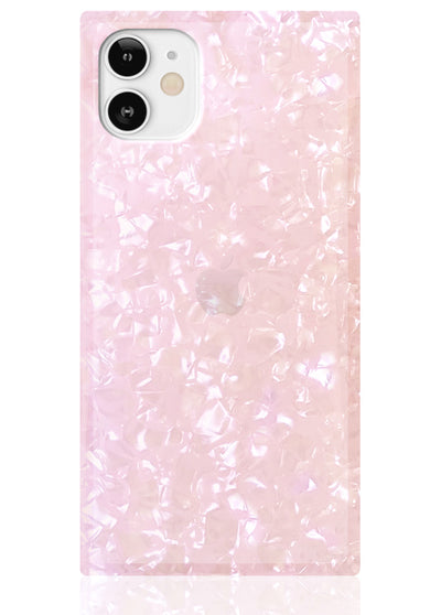 Blush Pearl Square iPhone Case #iPhone 12 Mini