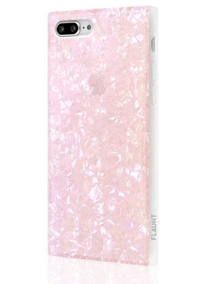 Blush Pearl Square iPhone Case #iPhone 7 Plus / iPhone 8 Plus