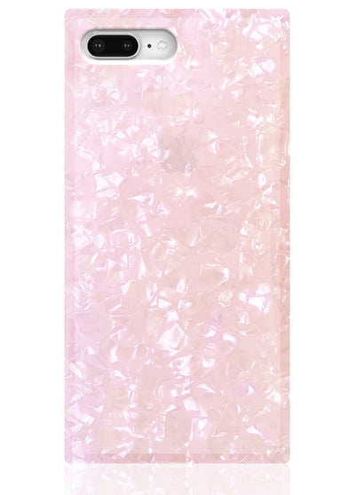 Blush Pearl Square iPhone Case #iPhone 7 Plus / iPhone 8 Plus