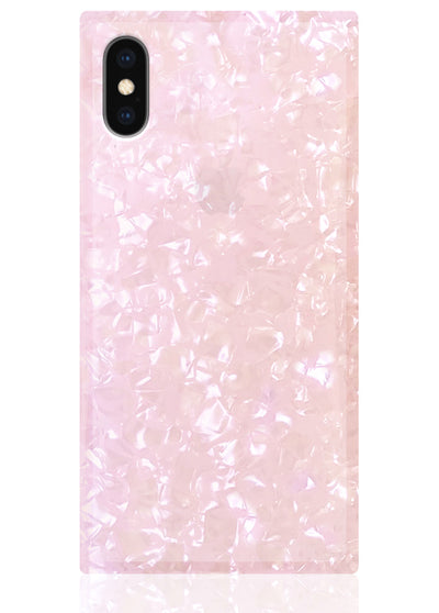 Blush Pearl Square iPhone Case #iPhone X / iPhone XS