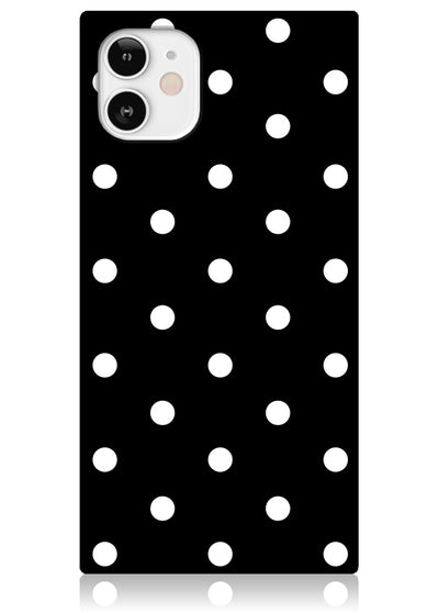 Polka Dot Square iPhone Case #iPhone 12 Mini