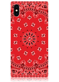 ["Red", "Bandana", "Square", "iPhone", "Case", "#iPhone", "XS", "Max"]