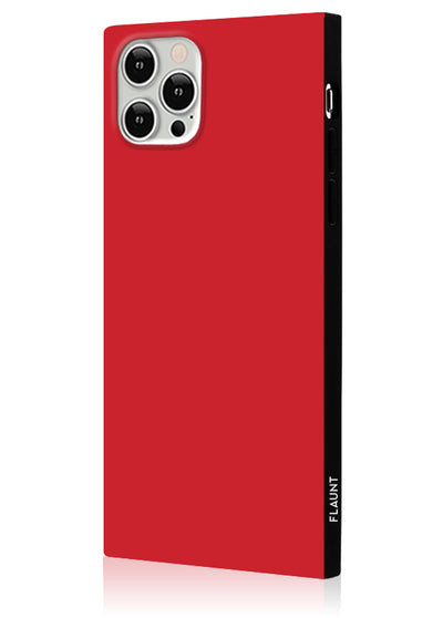 Red Square iPhone Case #iPhone 12 Pro Max