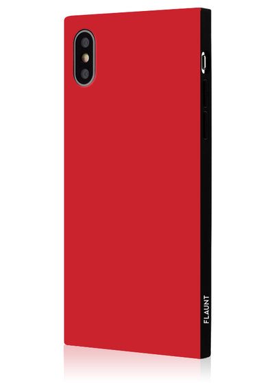 Red Square iPhone Case #iPhone X / iPhone XS