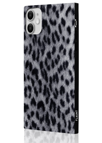 Snow Leopard Square Phone Case #iPhone 11