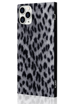 Snow Leopard Square iPhone Case #iPhone 11 Pro Max