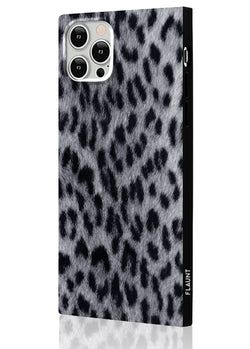 Snow Leopard Square iPhone Case #iPhone 12 Pro Max