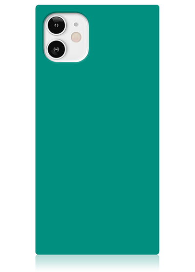 Teal Square iPhone Case #iPhone 12 Mini