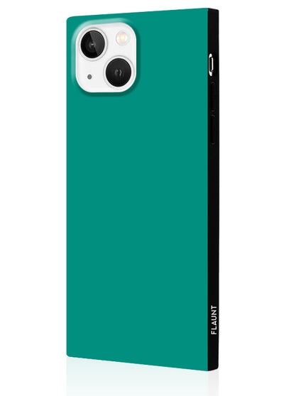 Teal Square iPhone Case #iPhone 13 Mini