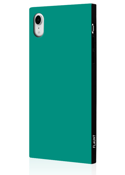 Teal Square iPhone Case #iPhone XR