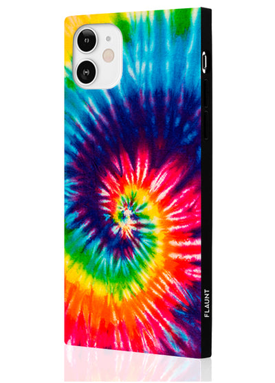 Tie Dye Square Phone Case #iPhone 12 Mini