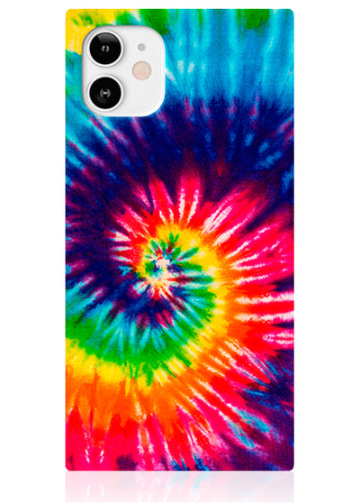 Tie Dye Square iPhone Case #iPhone 12 Mini