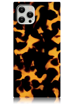 Tortoise Shell Square iPhone Case #iPhone 12 Pro Max