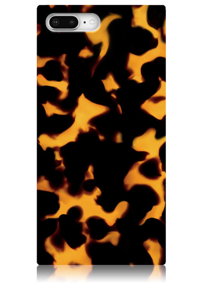 Tortoise Shell Square iPhone Case #iPhone 7 Plus / iPhone 8 Plus