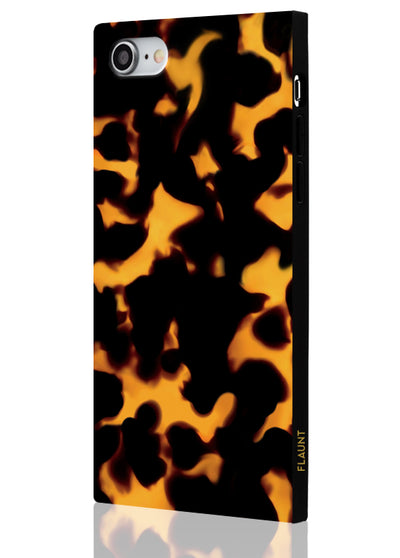 Tortoise Shell Square iPhone Case #iPhone 7/8/SE (2020)