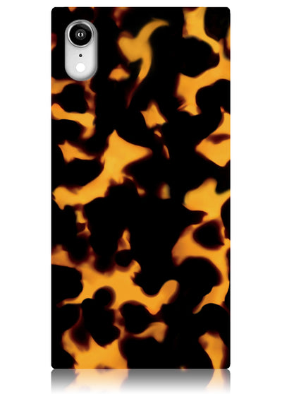 Tortoise Shell Square iPhone Case #iPhone XR