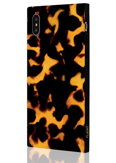 Tortoise Shell Square iPhone Case #iPhone XS Max