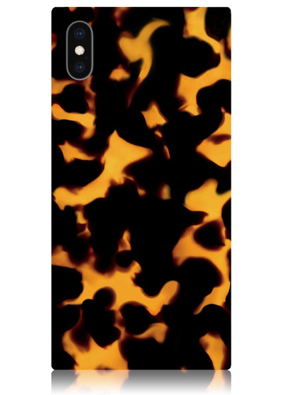 Tortoise Shell Square iPhone Case #iPhone XS Max