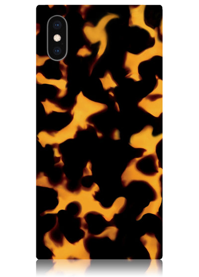 Tortoise Shell Square iPhone Case #iPhone X / iPhone XS