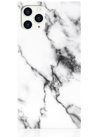 ["White", "Marble", "Square", "iPhone", "Case", "#iPhone", "11", "Pro"]