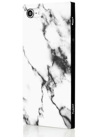 ["White", "Marble", "Square", "Phone", "Case", "#iPhone", "7/8/SE", "(2020)"]