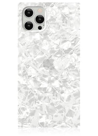 ["White", "Pearl", "Square", "iPhone", "Case", "#iPhone", "12", "Pro", "Max"]