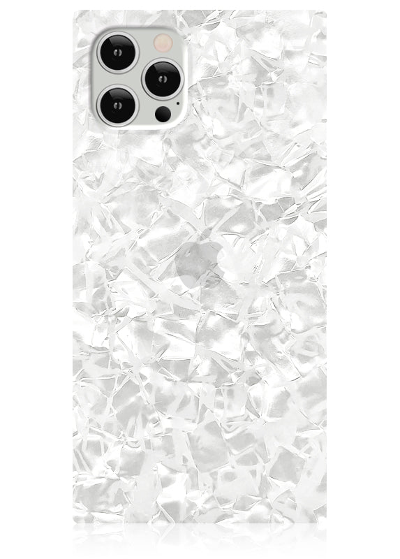 White Pearl SQUARE® iPhone Case FLAUNT cases