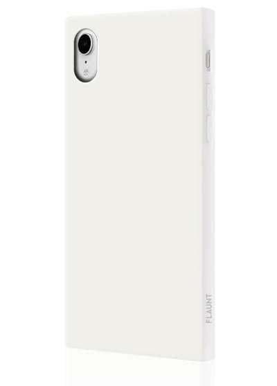 White Square Phone Case #iPhone XR