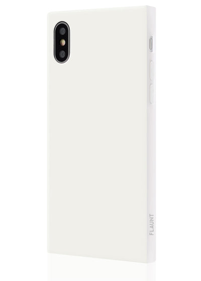 White Square Phone Case #iPhone X / iPhone XS