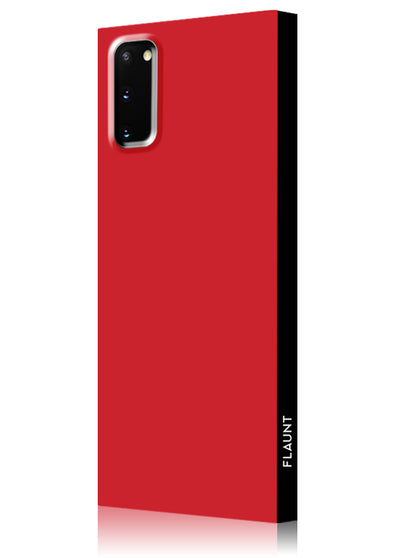 Red Square Samsung Galaxy Case #Galaxy S20