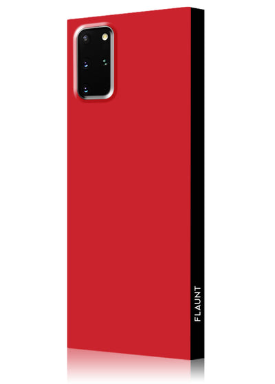 Red Square Samsung Galaxy Case #Galaxy S20 Plus