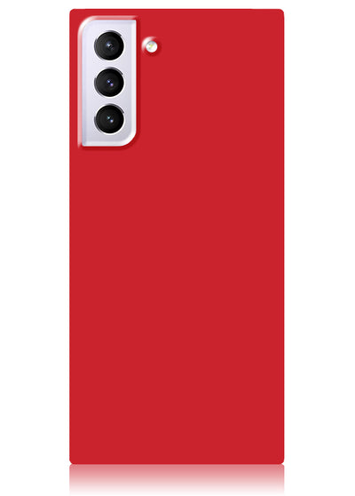Red Square Samsung Galaxy Case #Galaxy S21 Plus