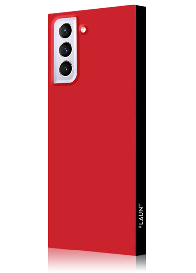 Red Square Samsung Galaxy Case #Galaxy S22 Plus