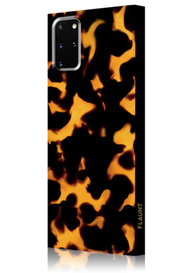 Tortoise Print Square Samsung Galaxy Case #Galaxy S20 Plus