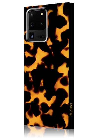 Tortoise Print Square Samsung Galaxy Case #Galaxy S20 Ultra