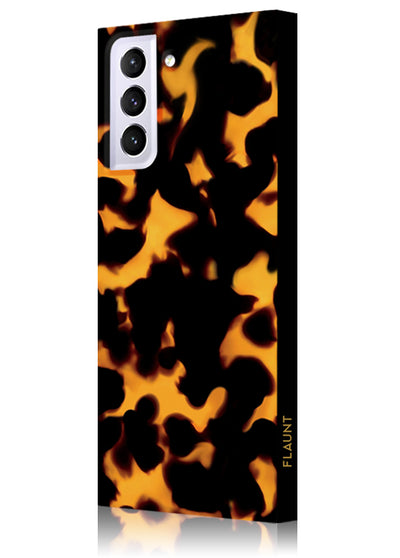 Tortoise Print Square Samsung Galaxy Case #Galaxy S22 Plus