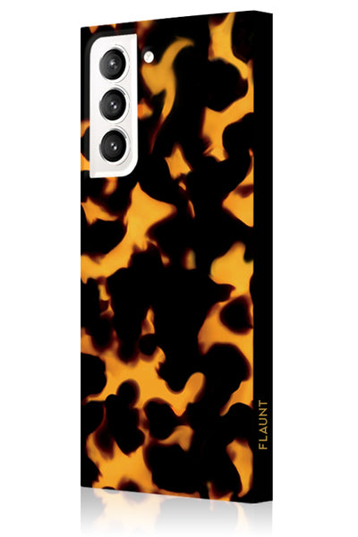 Tortoise Print Square Samsung Galaxy Case #Galaxy S23