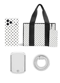 ["White", "Polka", "Dot", "Everyday", "Tote", "Bundle", "Set"]