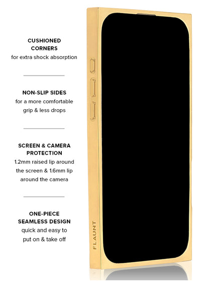 Gilded Chai SQUARE iPhone Case #iPhone 16 Pro Max + MagSafe,iPhone 16 Pro + MagSafe