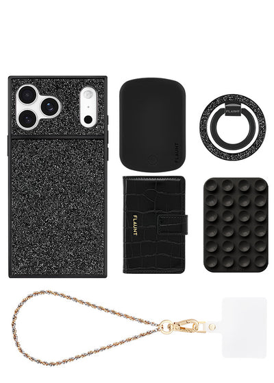 Elite Collection – Black Crystal Elegance Bundle Set