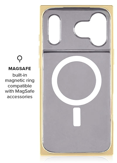 Gilded Chai SQUARE iPhone Case #iPhone 18 Pro Max + MagSafe / iPhone 17 Pro Max + MagSafe,iPhone 18 Pro + MagSafe + iPhone 17 Pro + MagSafe